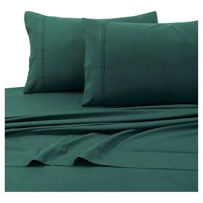 Microfiber Solid Deep Pocket Sheet Set (Queen)Teal 110 GSM - Tribeca Living&#174;
