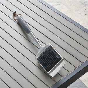 Wood-Handled Grill Brush