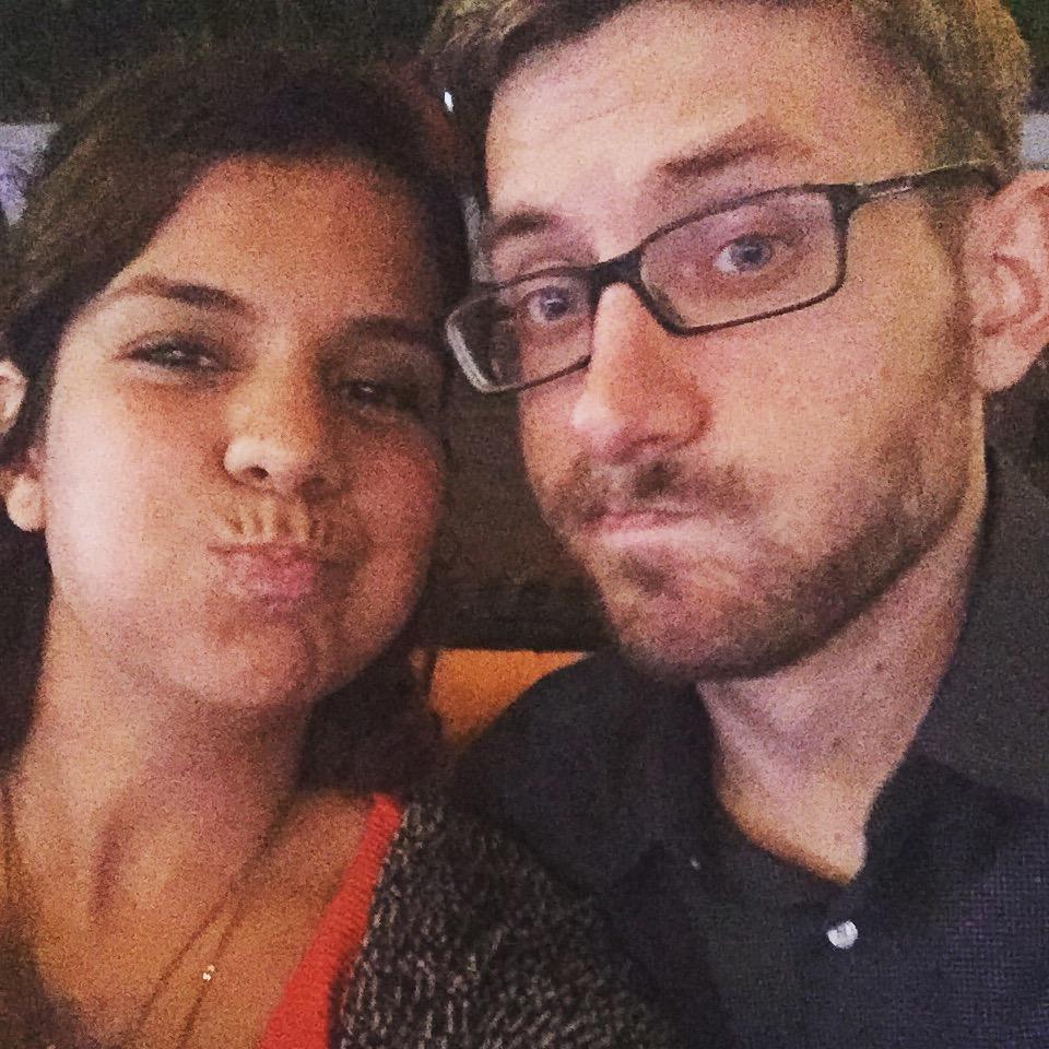 At Pamela's dad's birthday dinner, May 2016.