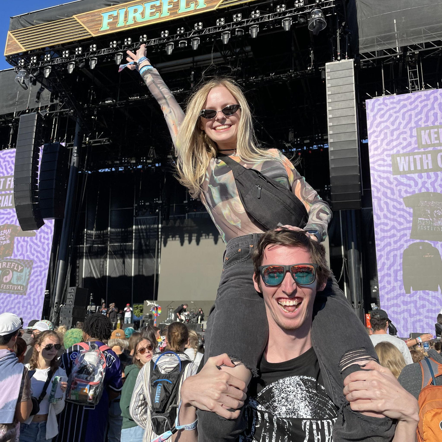 Front stage at Firefly Music Festival. (September, 2022).