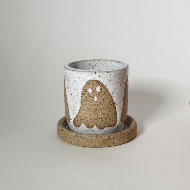 Mini White Ghostie Planter