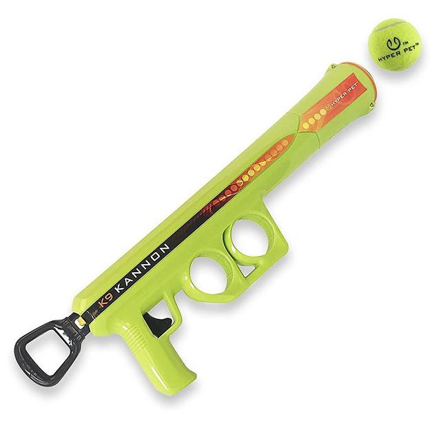 Hyper Pet K9 Kannon K2 Ball Launcher Interactive Dog Toys (Load and Launch Tennis Balls for Dogs To Fetch) [Best Dog Toys for Small and Large Dogs - Available in 2 Sizes]