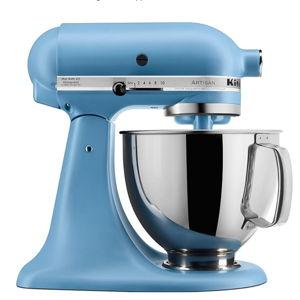 KitchenAid Artisan Series 5 Quart Tilt Head Stand Mixer with Pouring Shield KSM150PS, Blue Velvet