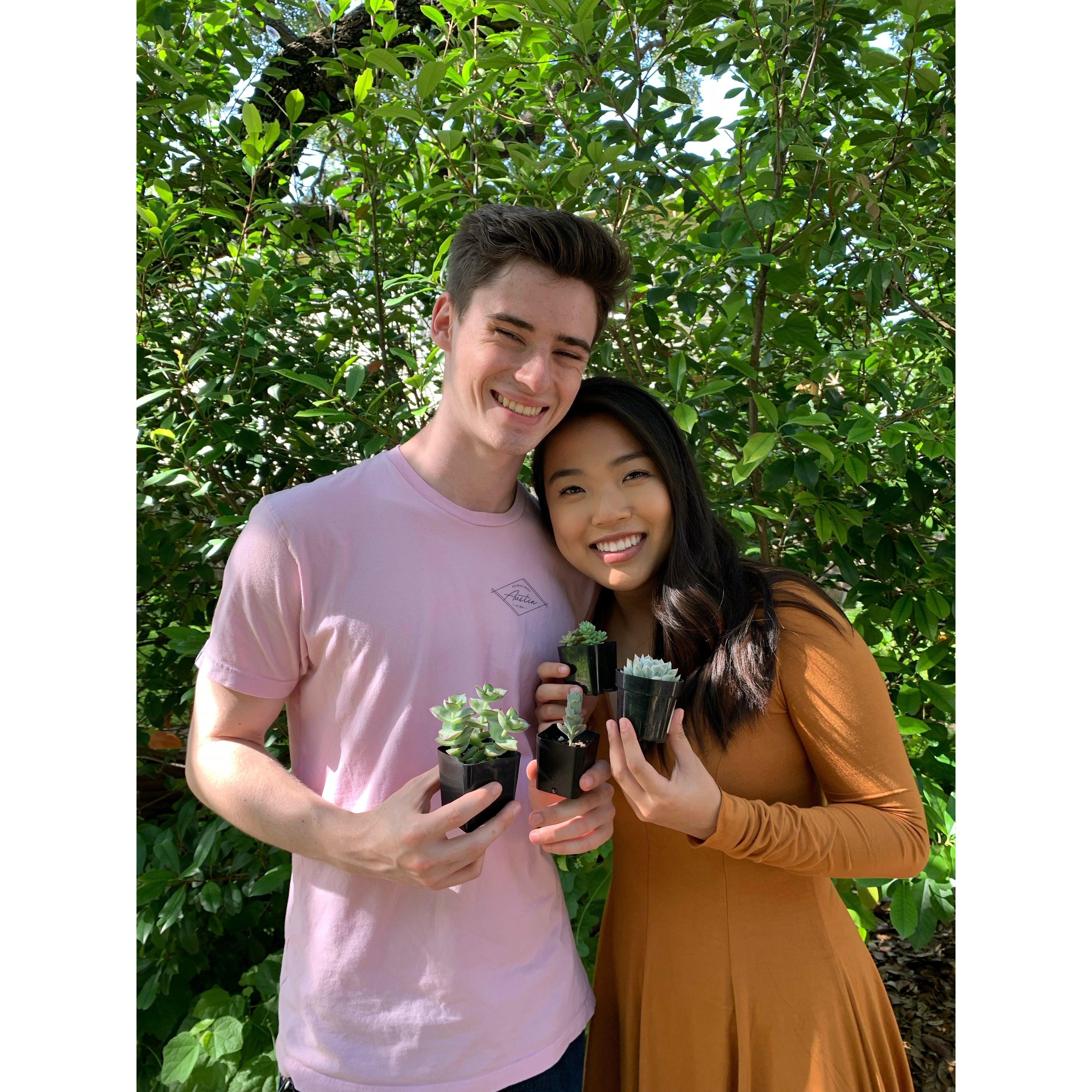 after our first date!