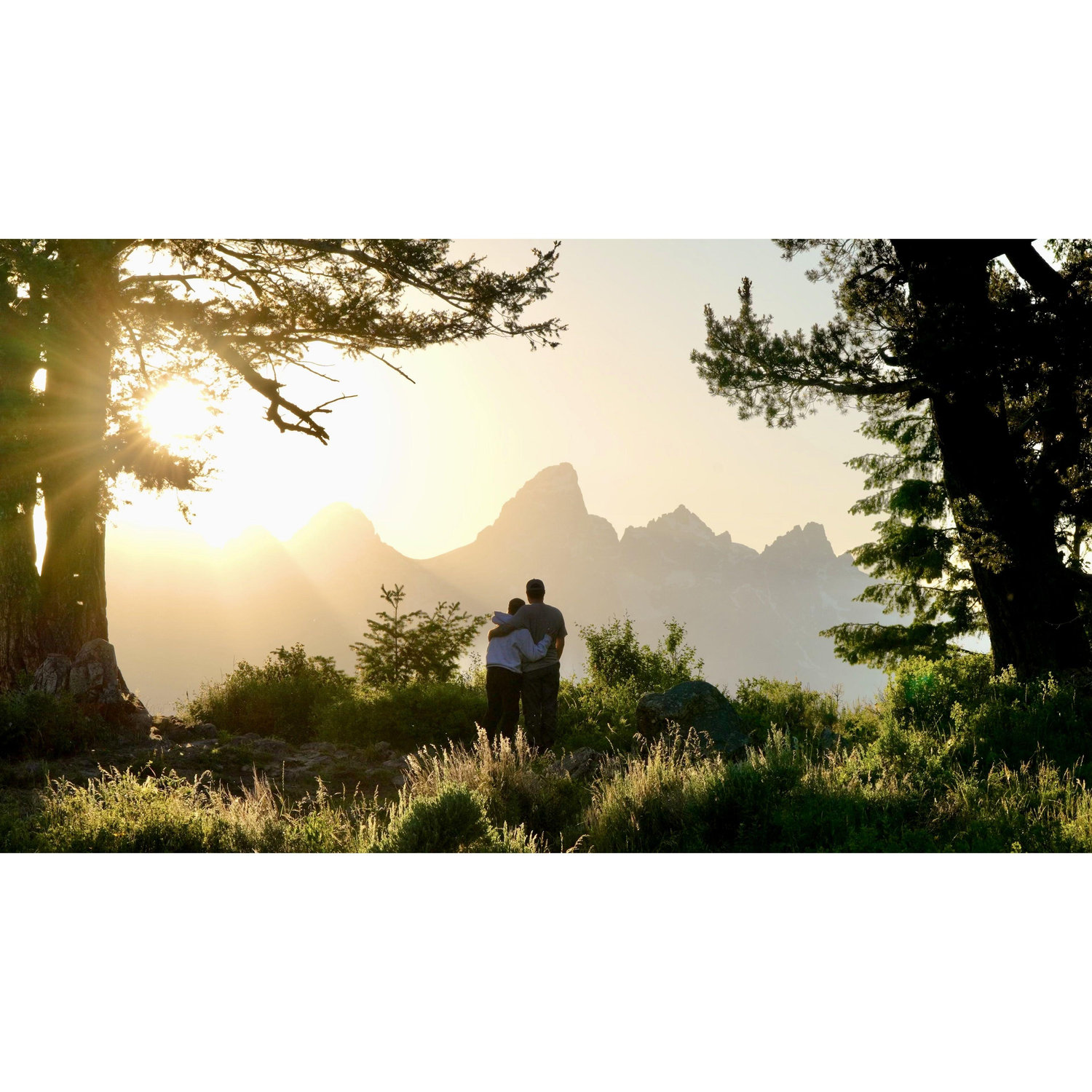 The spot we're having our ceremony in Grand Teton National Park.