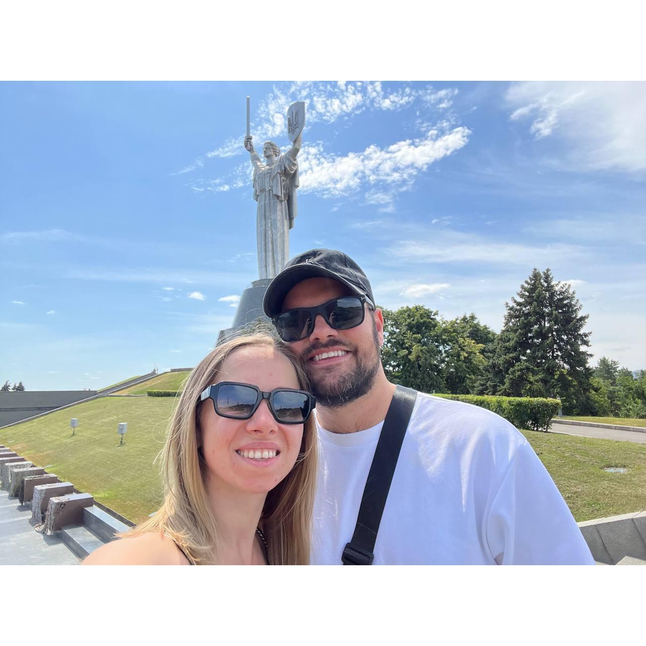 Statue of Motherland in Kyiv / July 25, 2024