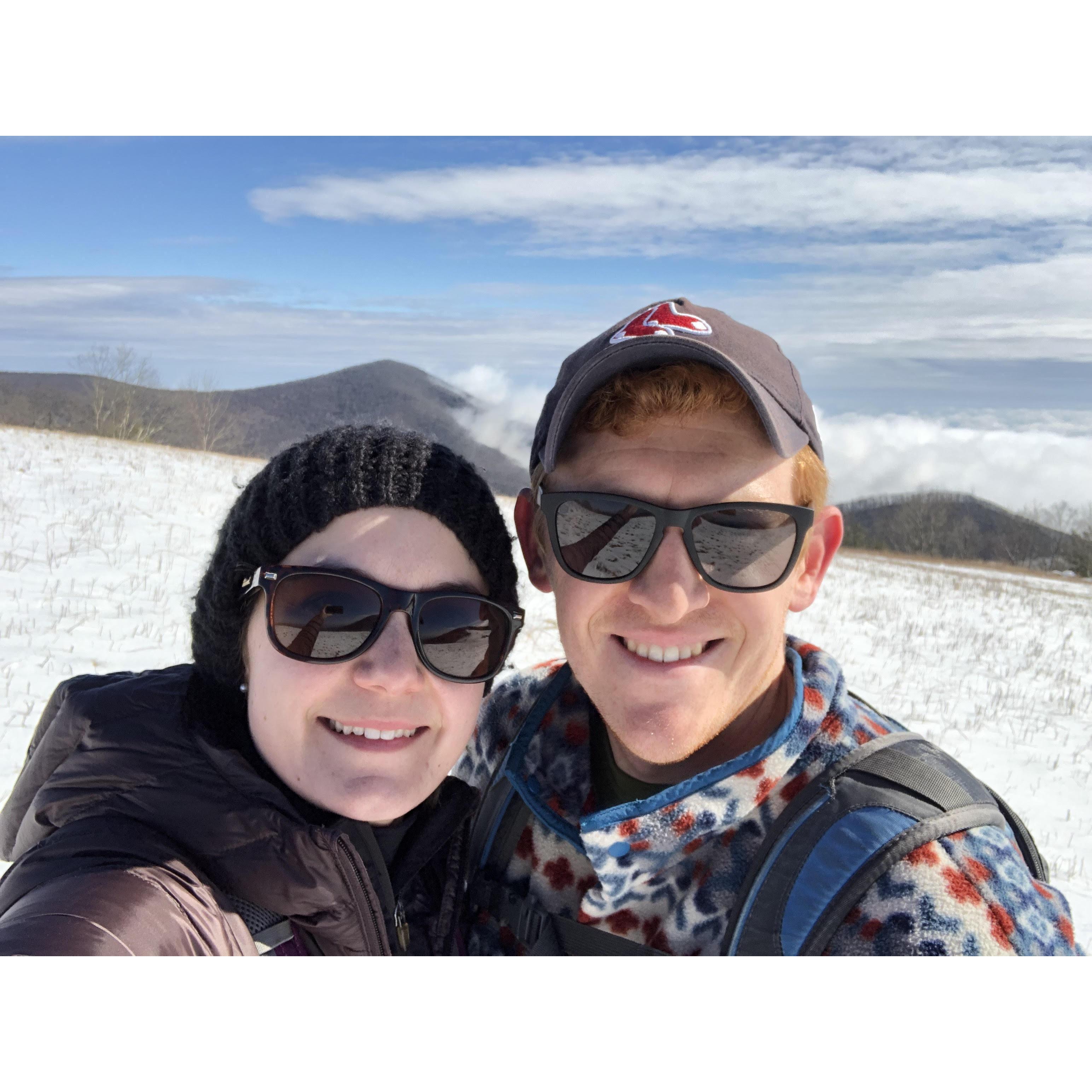 Hiking on the Appalachian Trail in Virginia