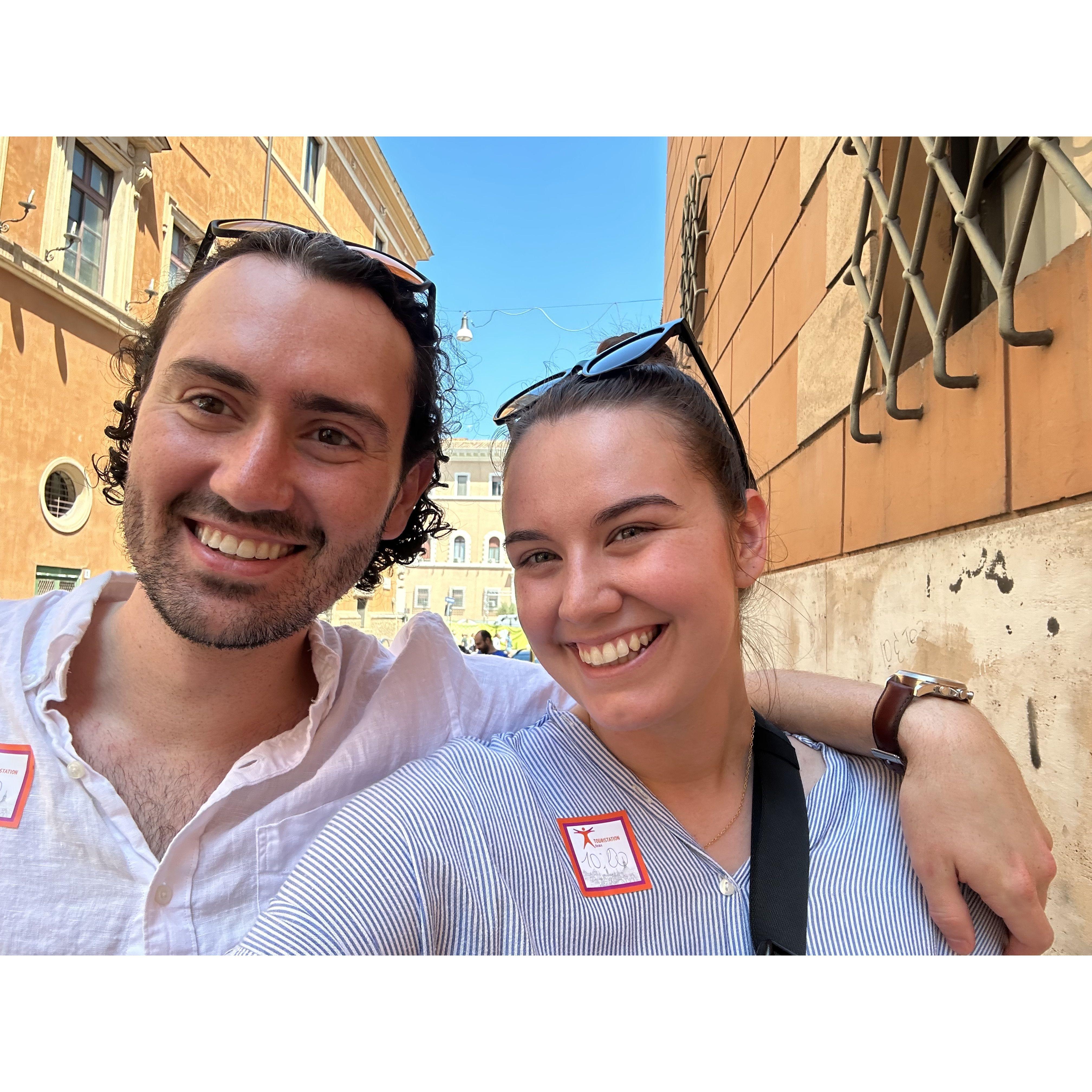 We made a day trip to Rome, Italy.
