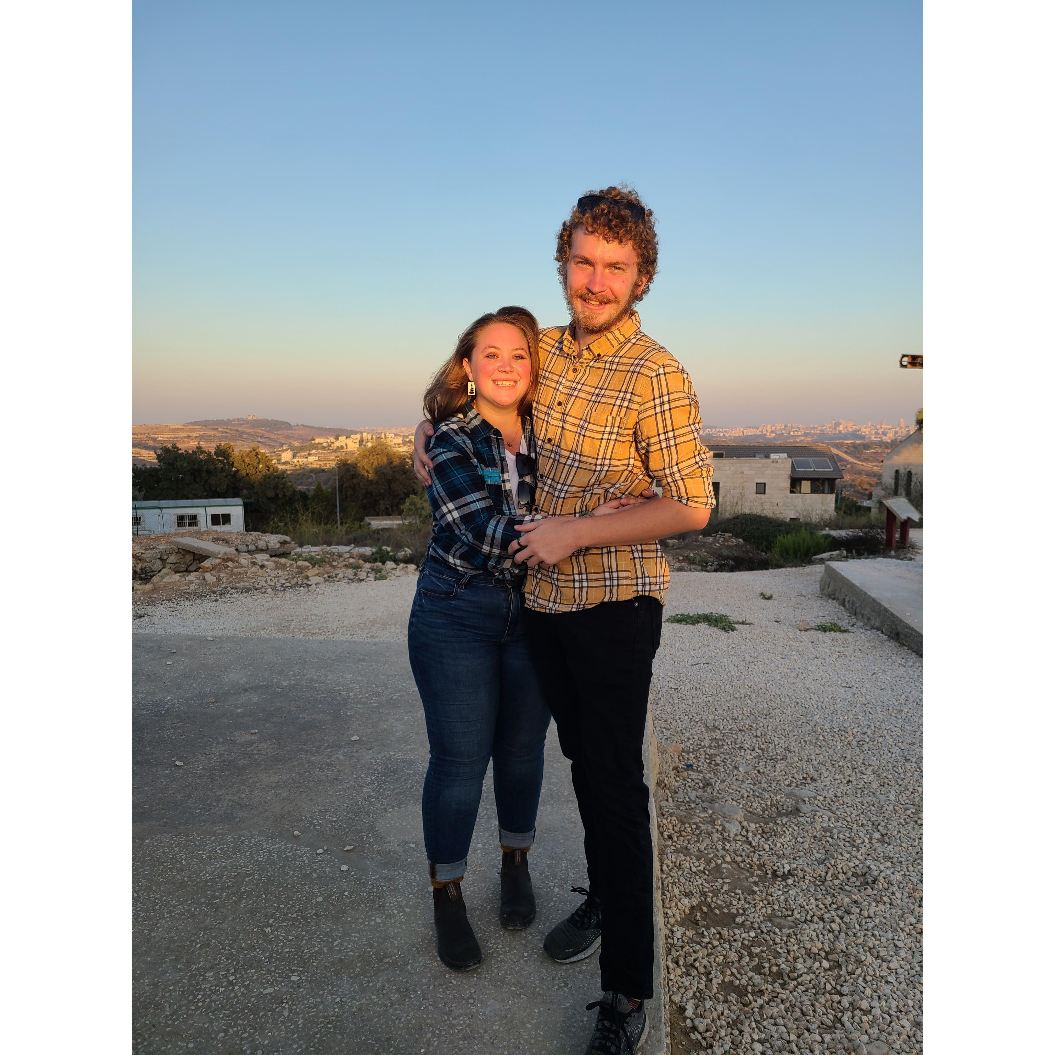 A beautiful sunset on the Shabbat.