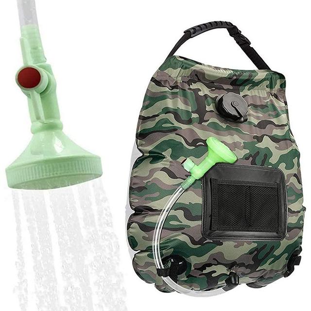 KIPIDA Solar Shower Bag,5 gallons/20L Solar Heating Camping Shower Bag with Removable Hose and On-Off Switchable Shower Head for Camping Beach Swimming Outdoor Traveling Hiking