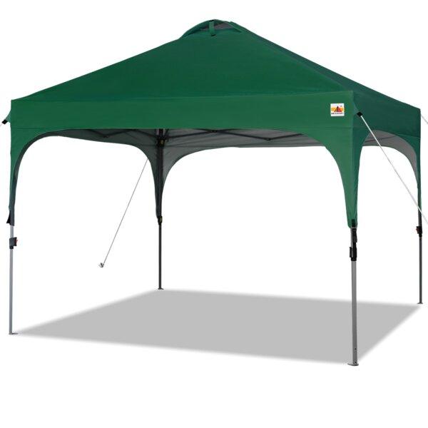 Comapct 10 Ft. W x 10 Ft. D Steel Pop-up Canopy