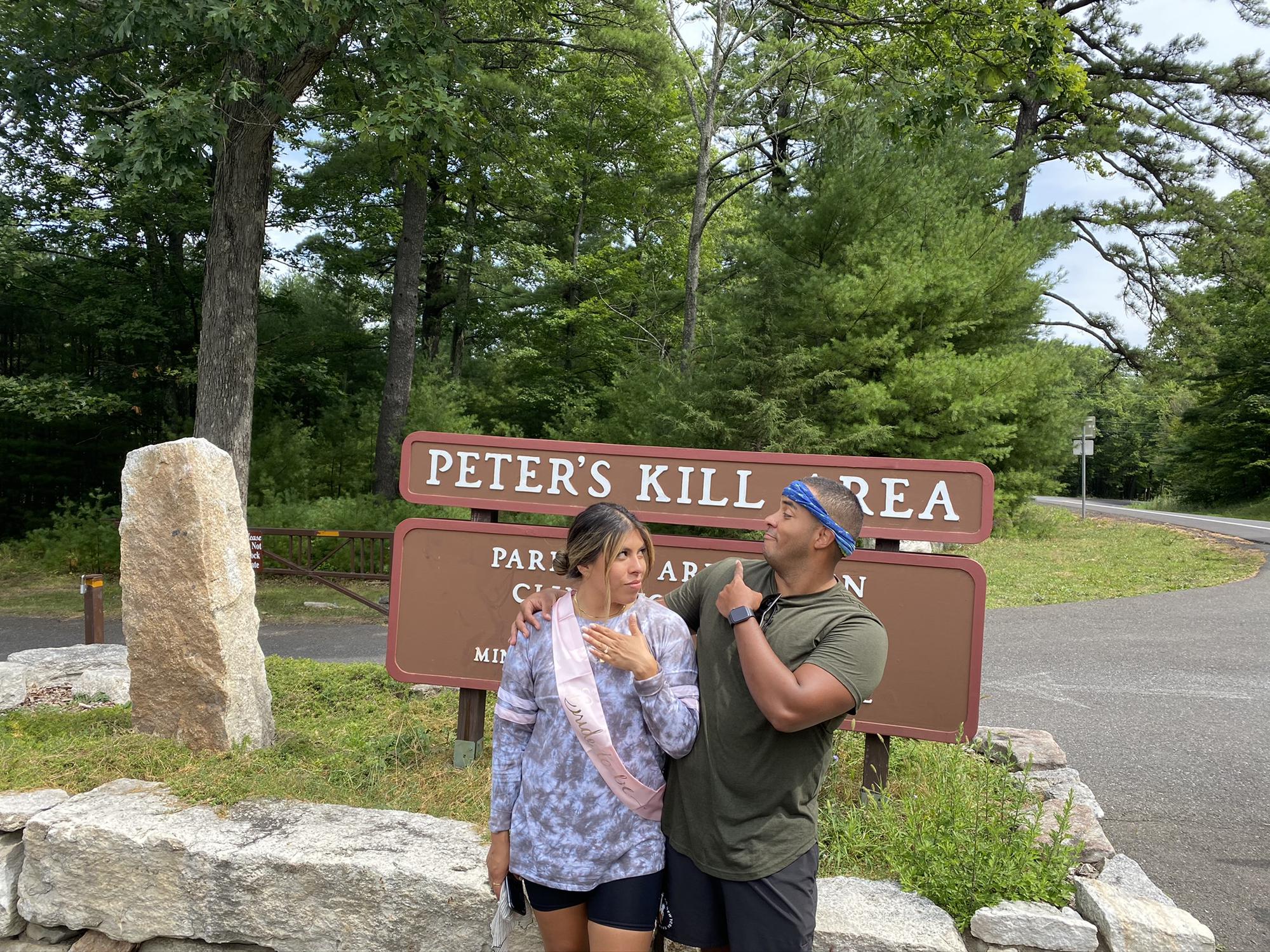 Ironically, the name of the area where Peter proposed.🤦🏻‍♀️