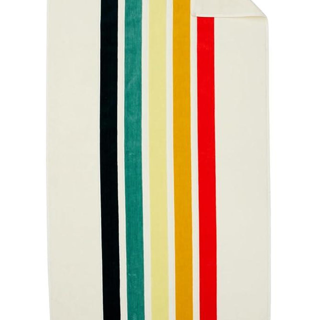Loon & Lake Luxury Beach Towels Set of 2 - Retro Stripes | 2 Pack 30" x 60" | Crafted from 100% Combed Cotton | Ultra Plush & Super Soft | Retro Collection 1969