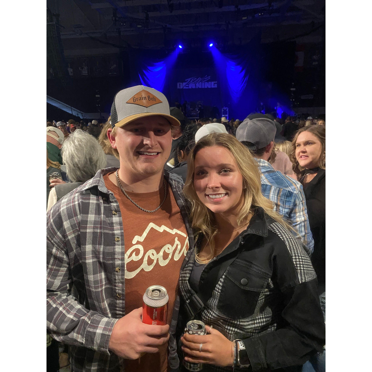 Travis Denning concert. March 2022