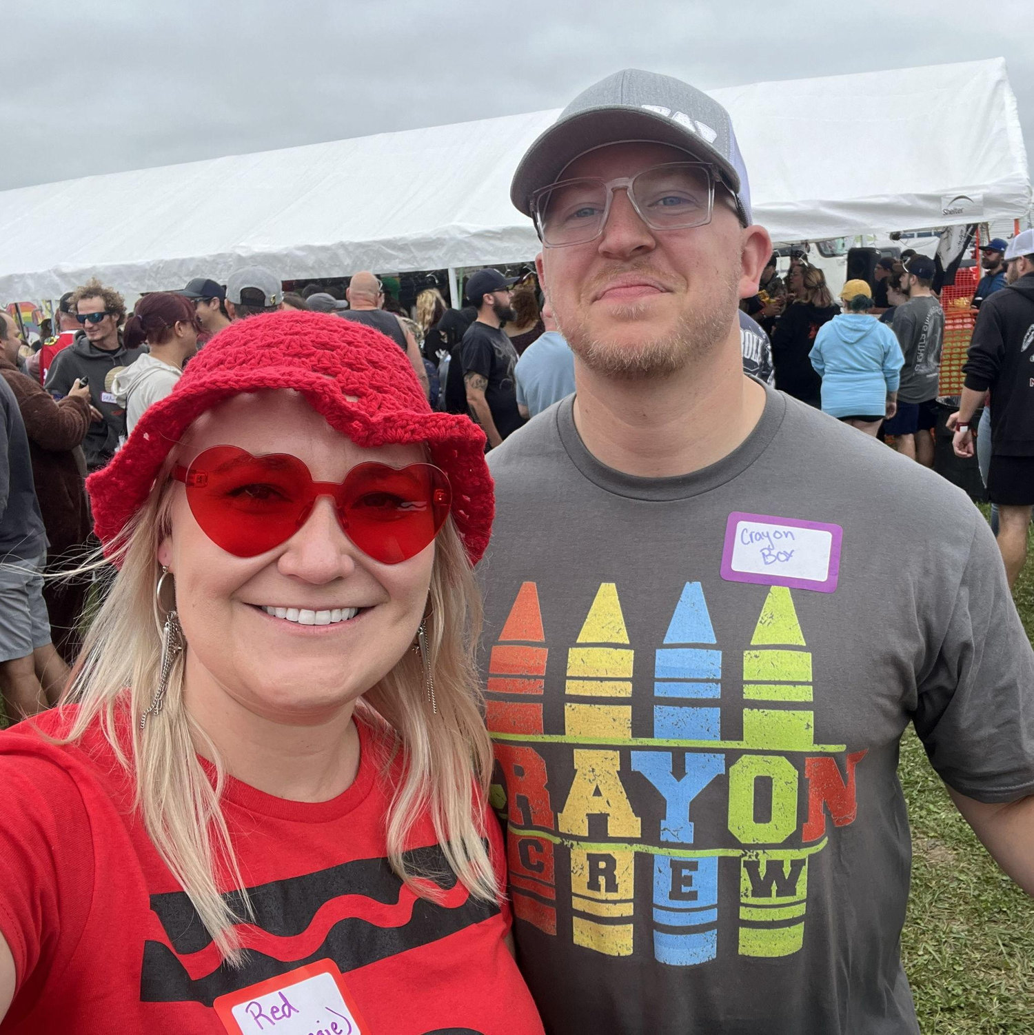 Just being crayons with the Rockfest gang