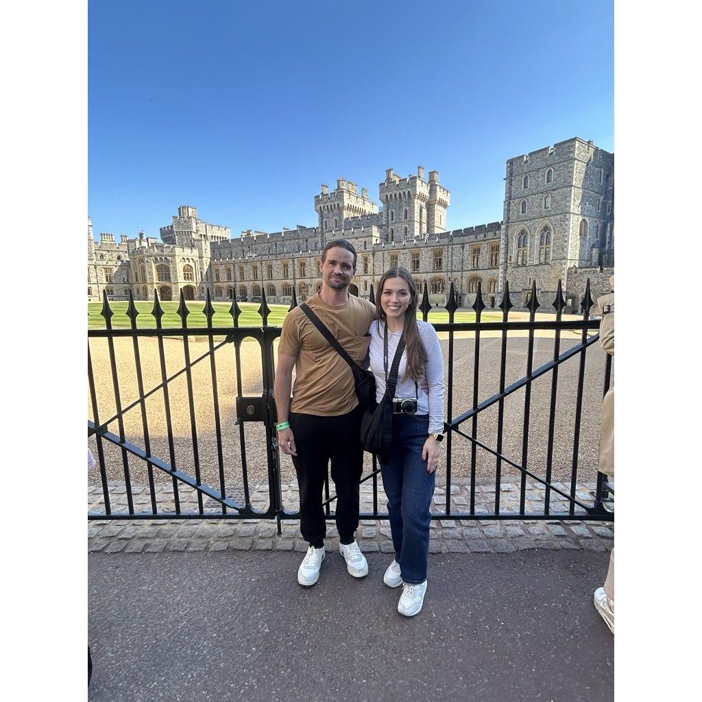 Windsor Castle in England in May 2025