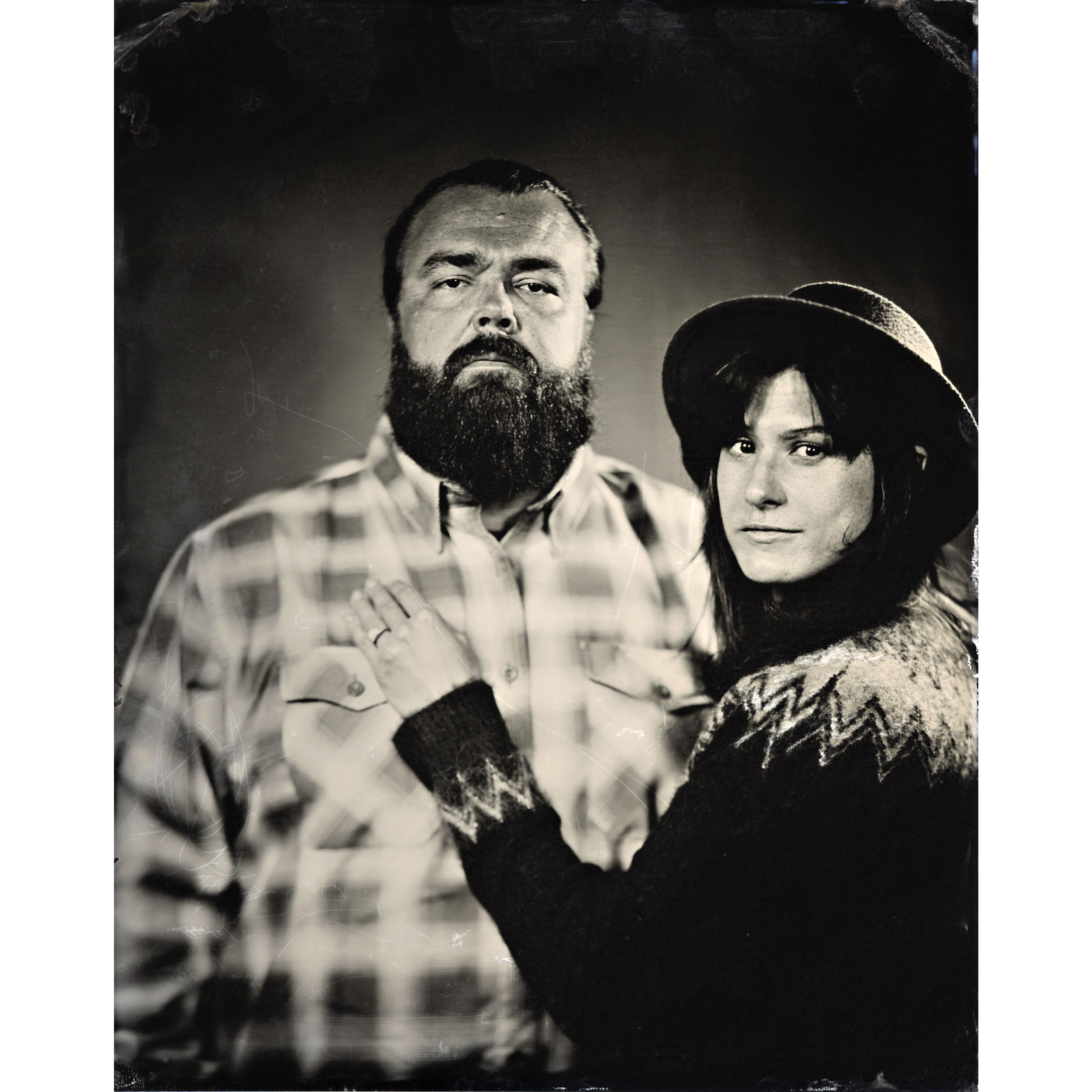 Tin Type Photograph by Nicola Huffstickler with a lens from the 1800s