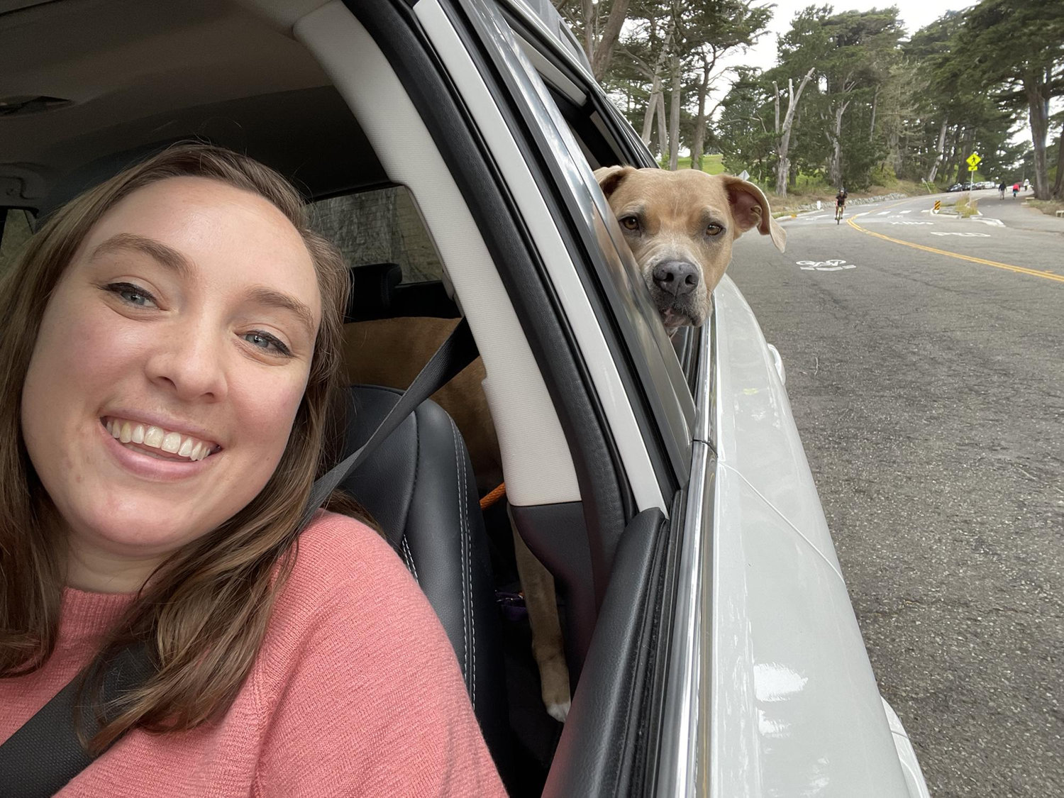 Booker loves car rides, 2022