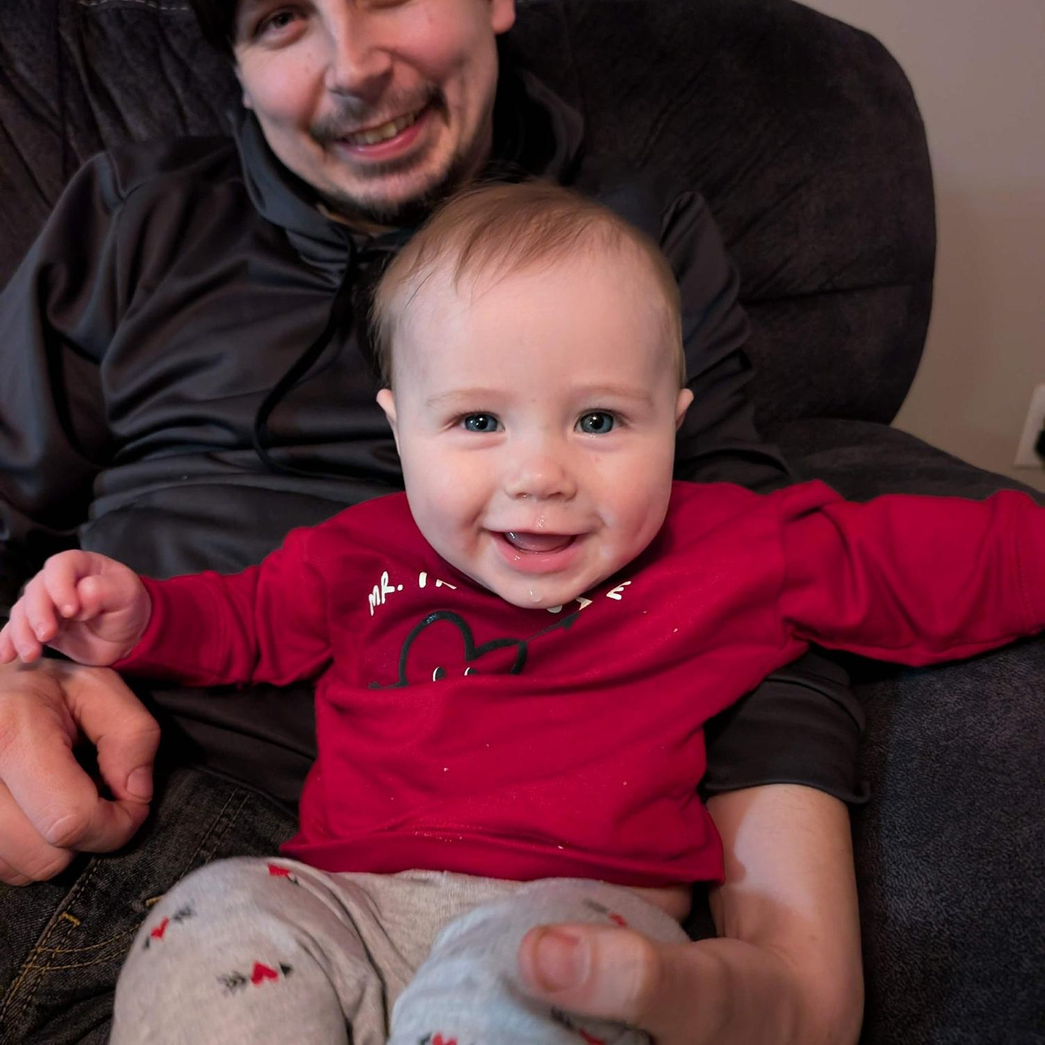 Zach turned 6 months on valentines day.