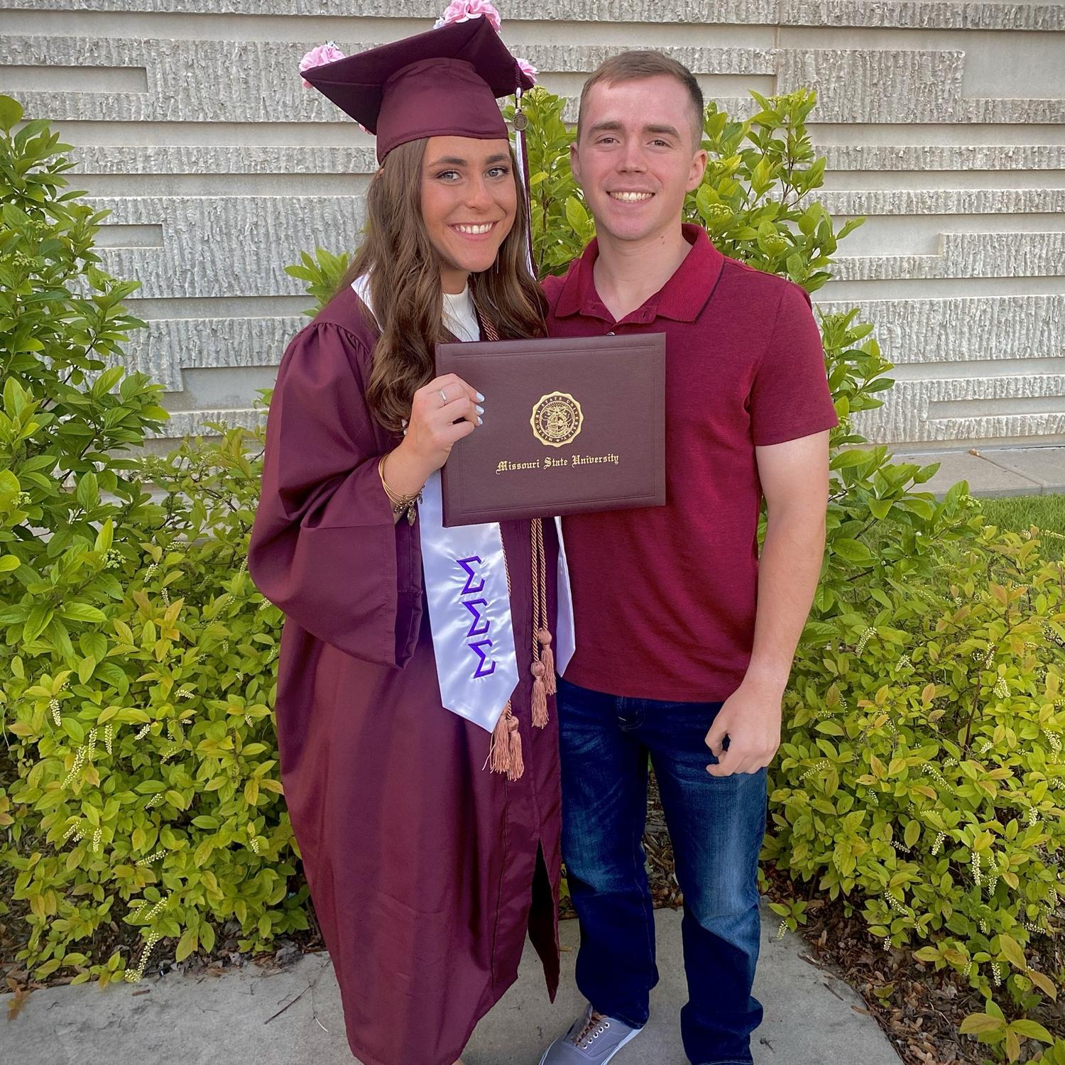 Kylee’s undergrad graduation