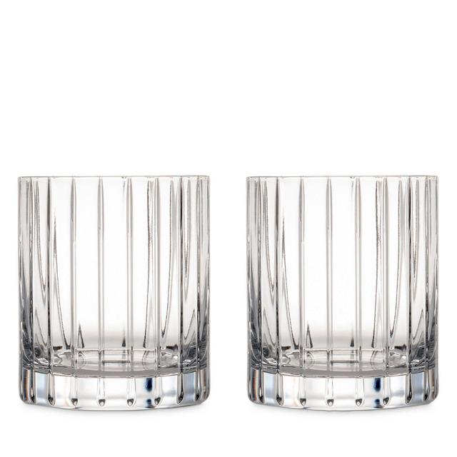 Rogaska Avenue Double Old-Fashioned Glasses, Set of 2