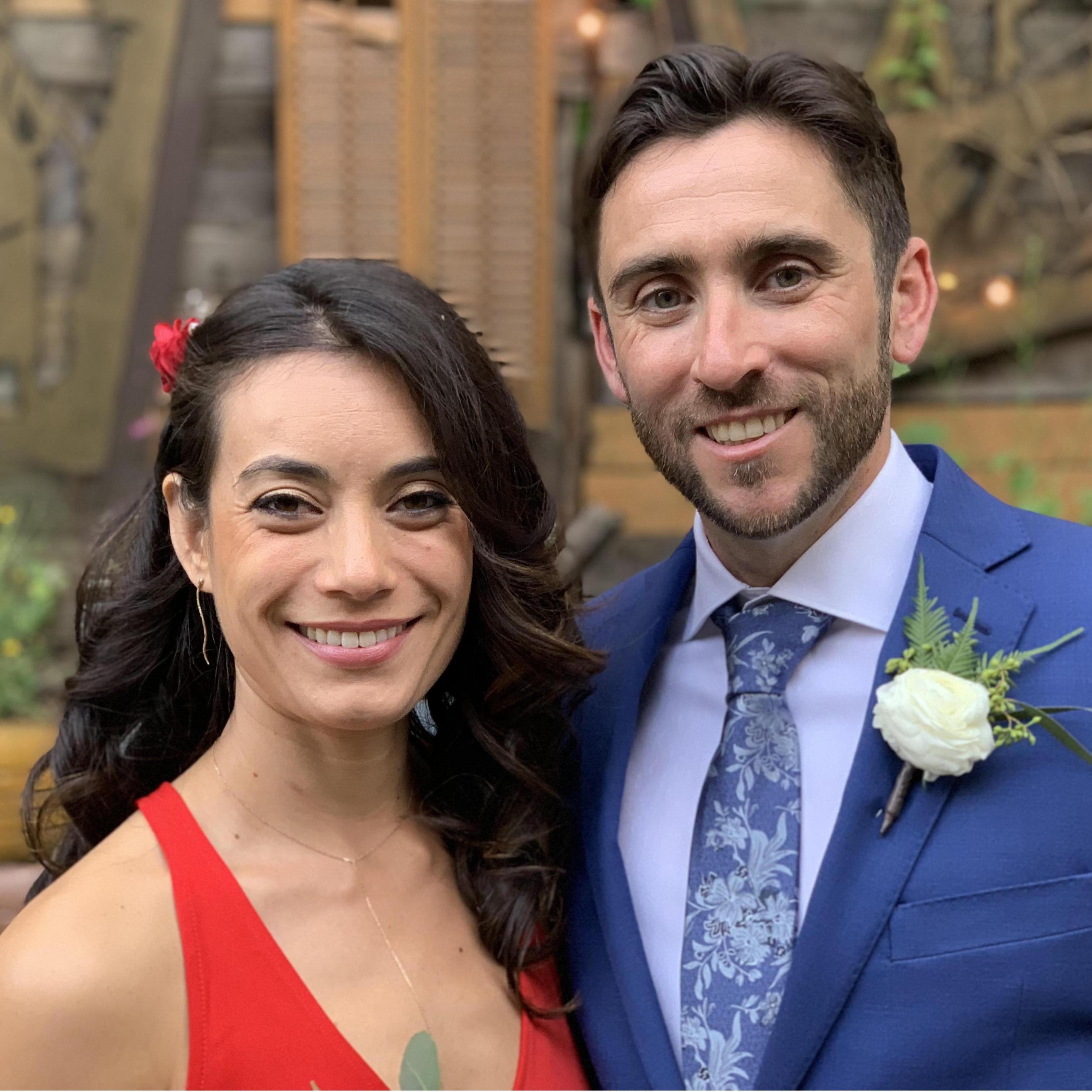 Celebrating Jon and Leah's 3rd wedding in Brooklyn...again:)