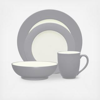 Colorwave Rim 4-Piece Place Setting, Service for 1