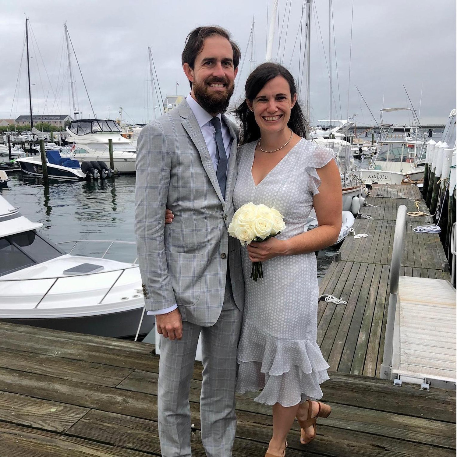 At Katelyn's brother's wedding in Newport, Rhode Island - August 2020