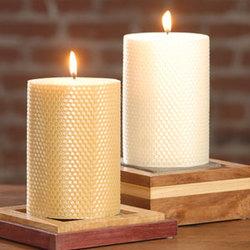 Hand-Rolled Beeswax Candle.  Made in Lynchburg