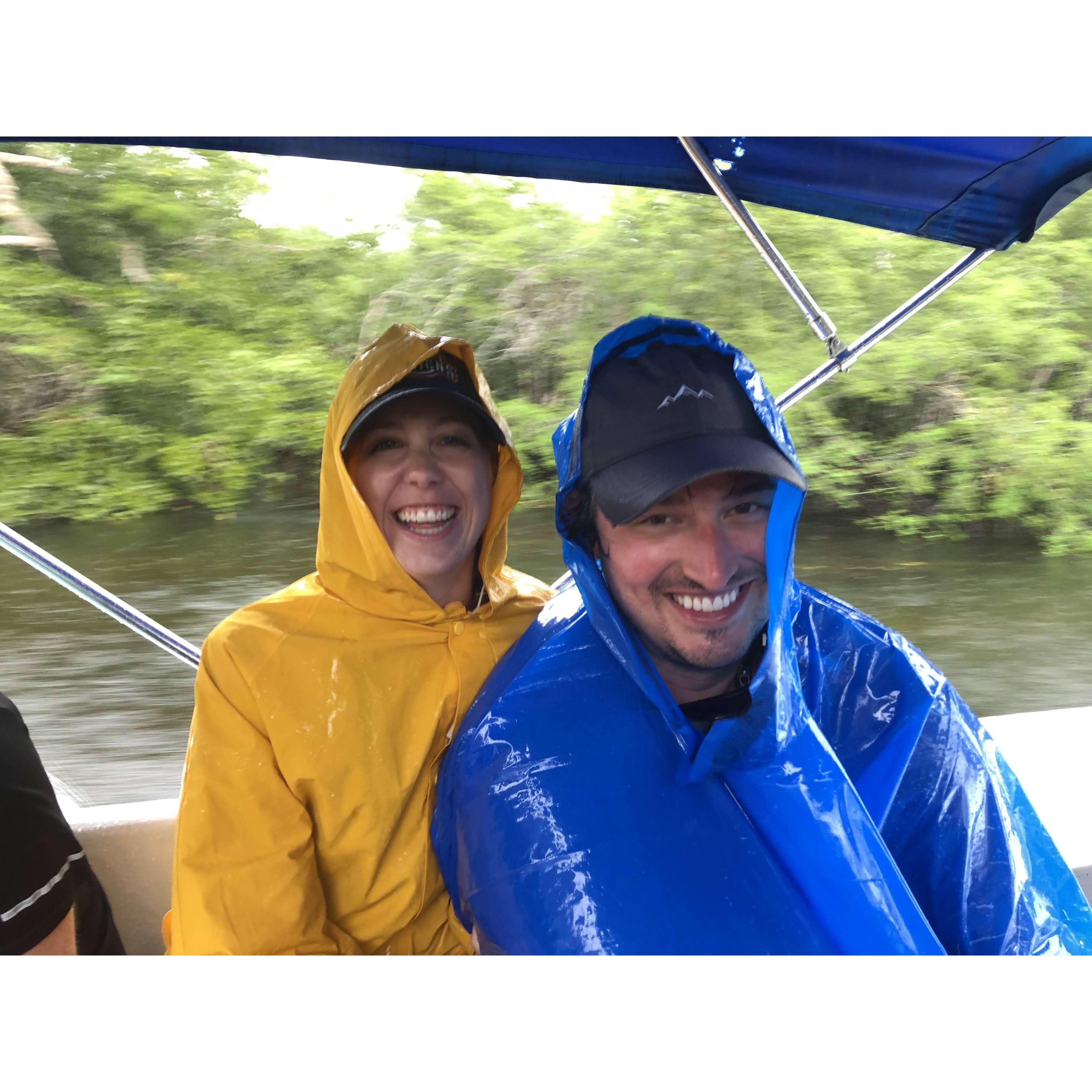 Caught in the rain in Belize ~ 2022