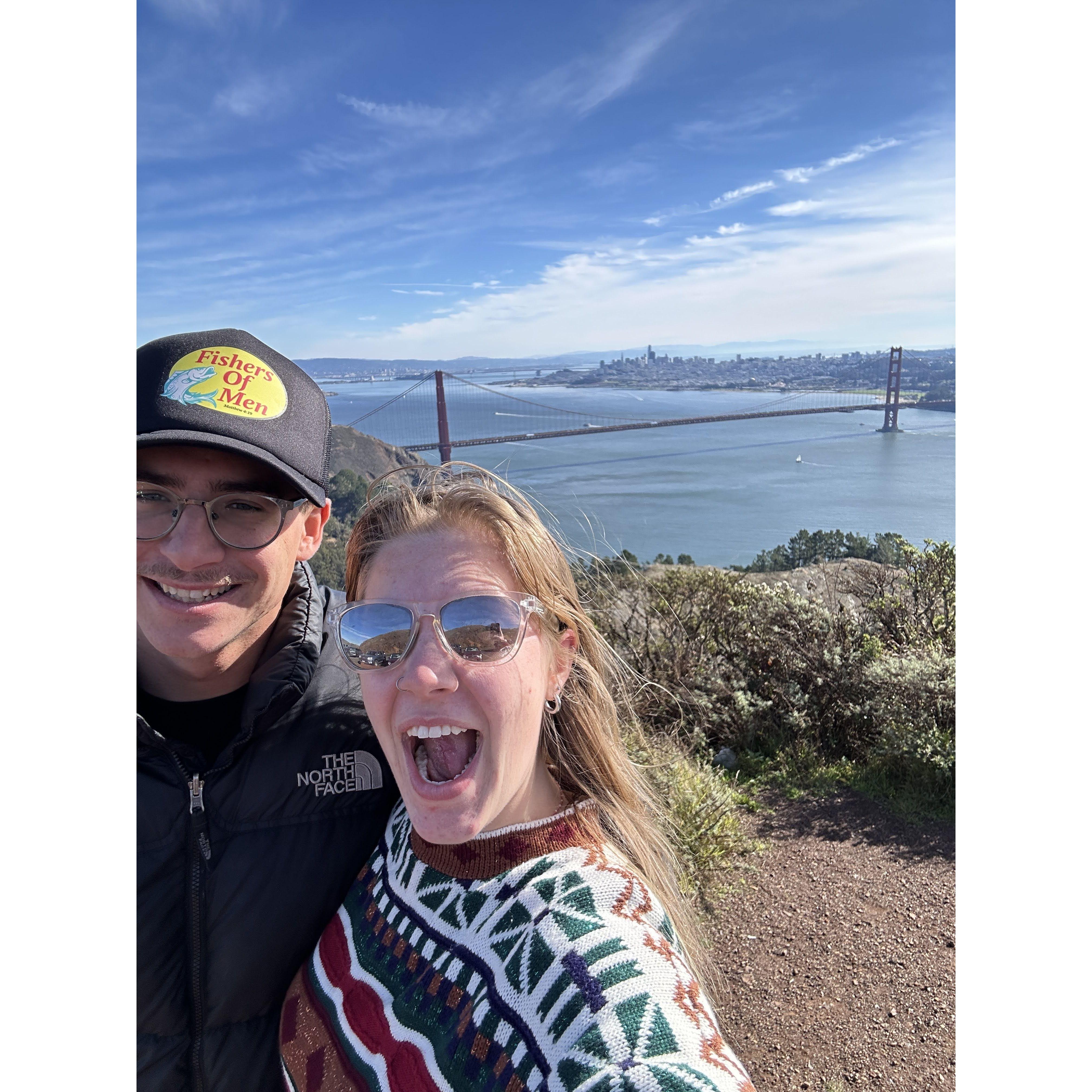 the Golden Gate Bridge!