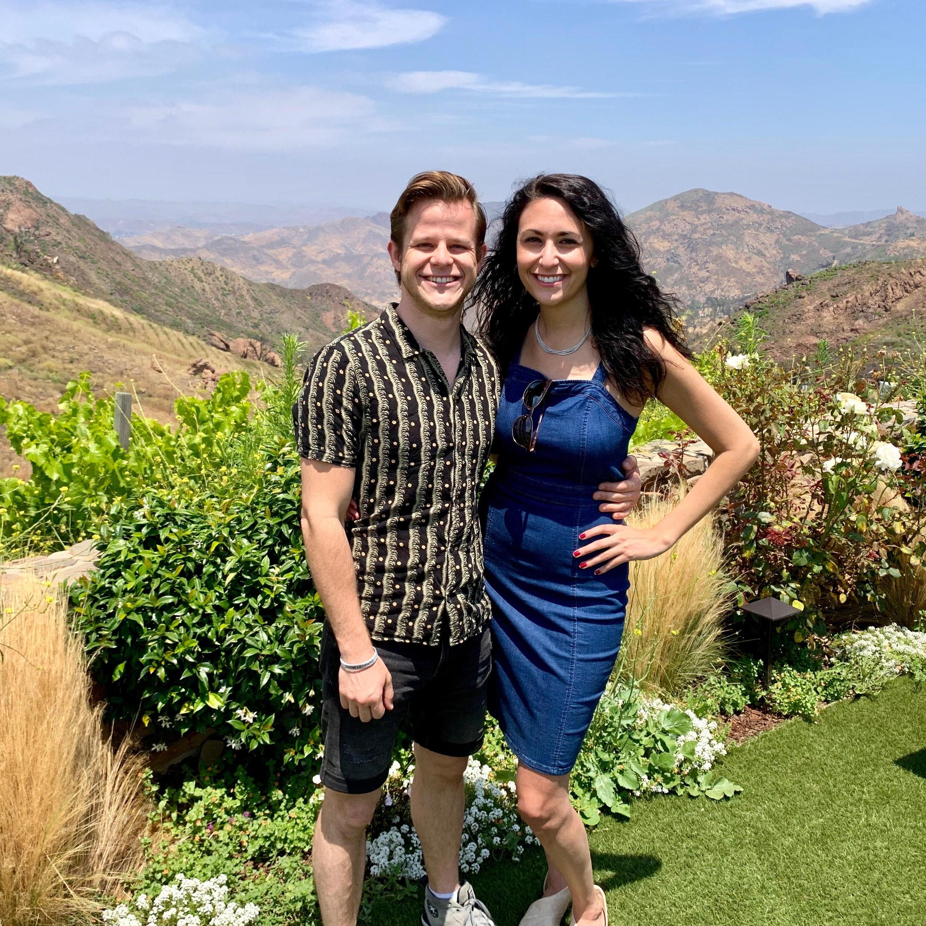 Enjoying some beautiful California sunshine