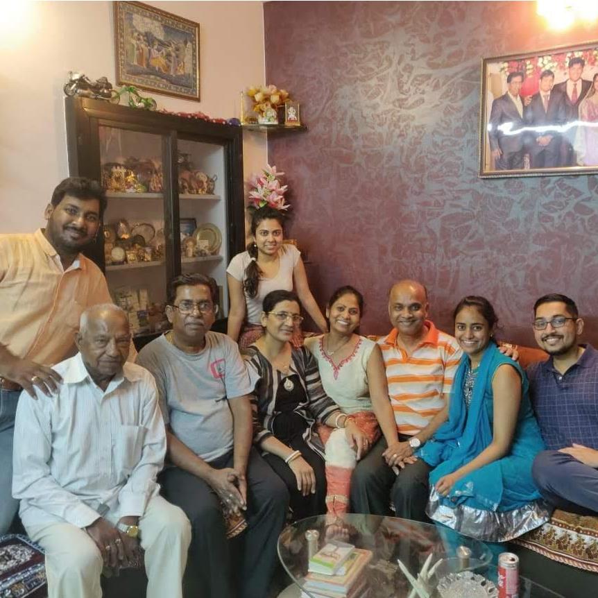 Amy's family meets my Uncle's family in Ahmedabad!