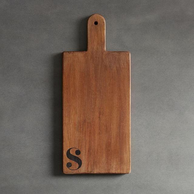 Alphabet Wood Cheese Boards - S