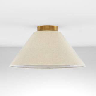 Arcinela Conical Linen Flush Mount Light