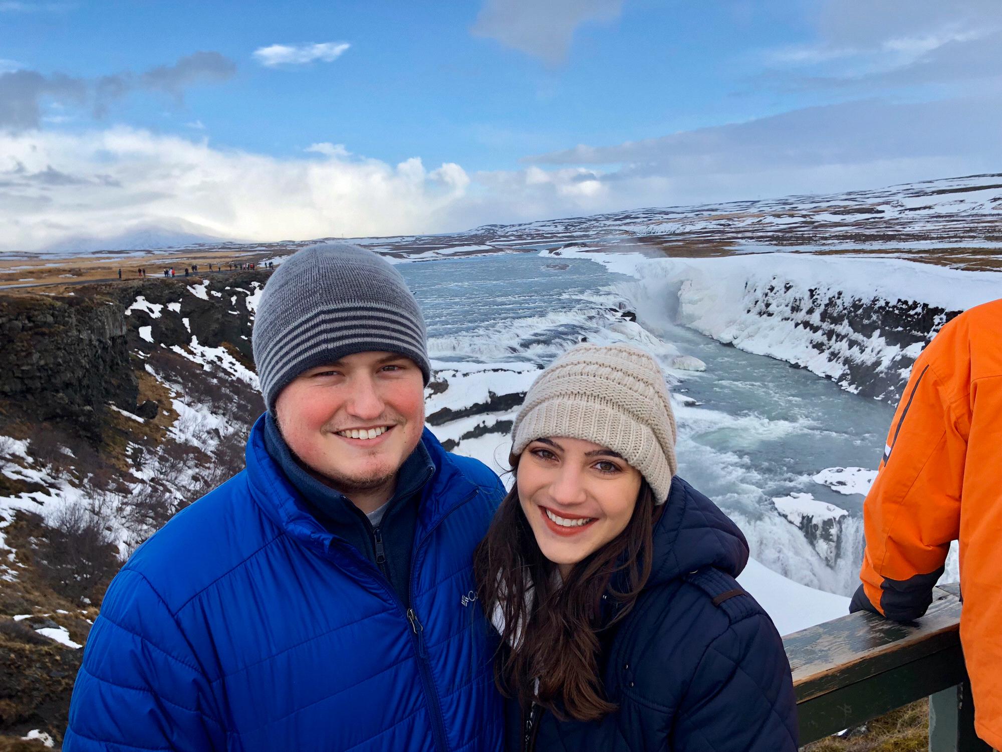 Gullfoss waterfall in Iceland