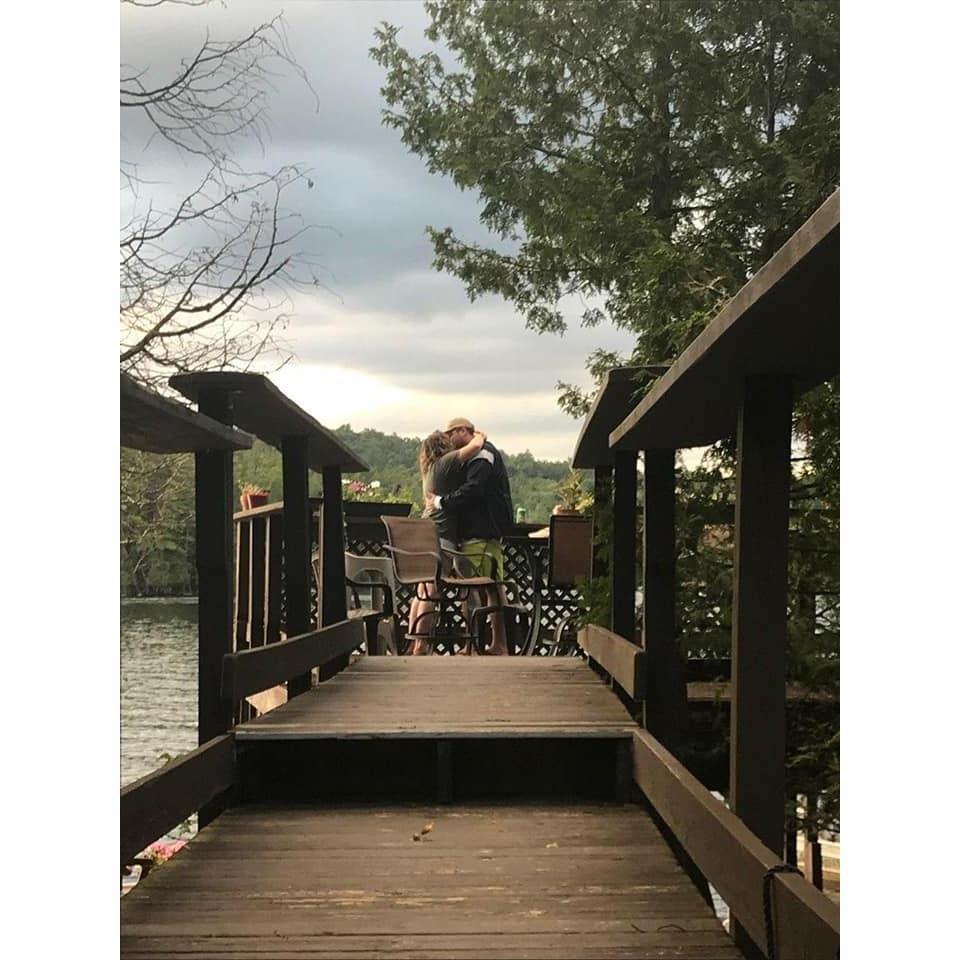 Right after she said yes!