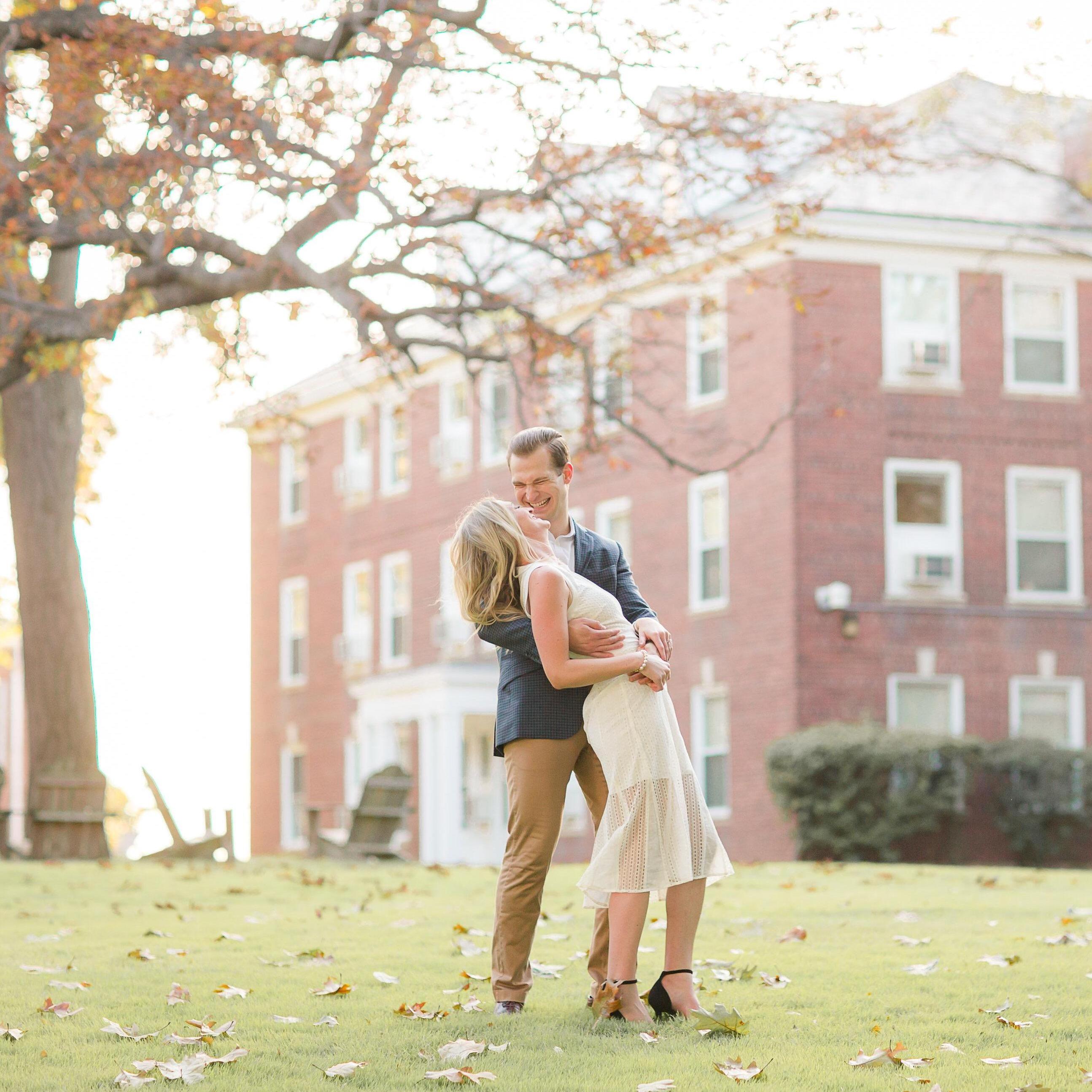 Our first attempt at doing a "dip"...we'll be working on this for our Wedding!