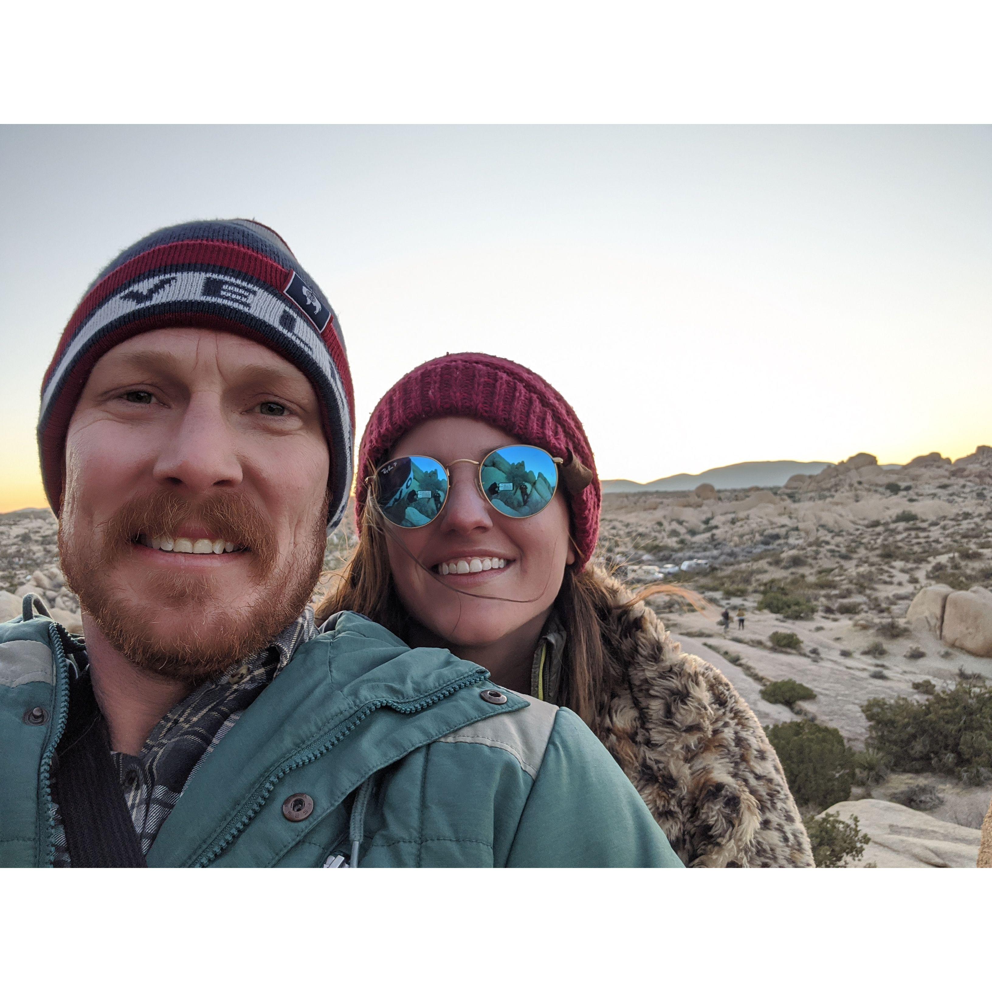 Chasing sunsets at one of our favorite places - Joshua Tree. Feb 2020