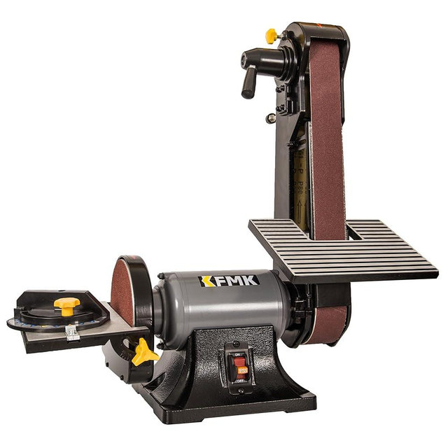 KFMK 2x42 in. Belt Sander & 6" Disc Sander Combo, 3.5Amp Bench Belt Sander for Woodworking & Metalworking, 1/2HP Belt Sander for Knife Making and Sharpening