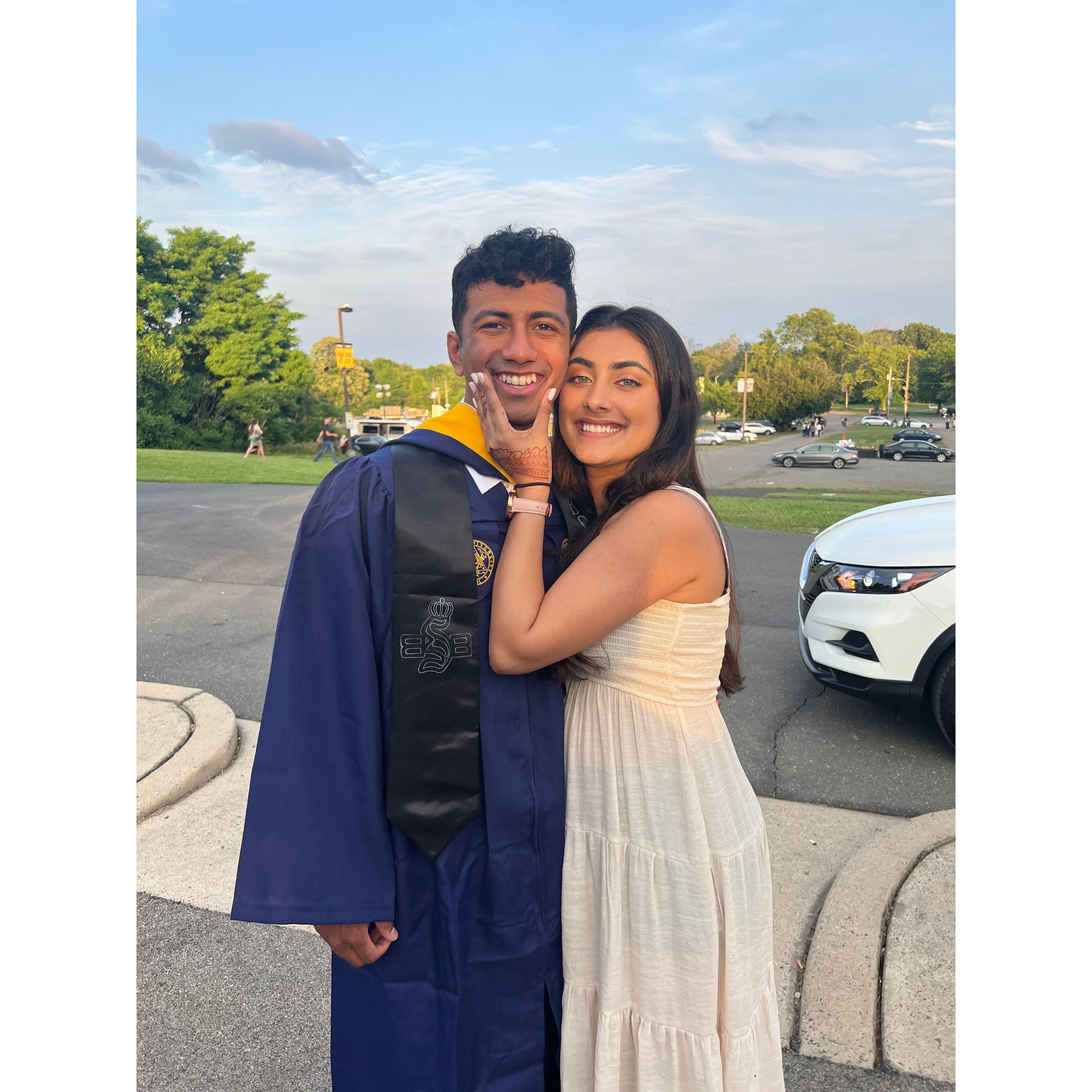 Atharva graduates college June 2022!