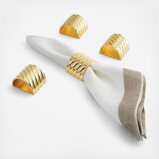 Twist Napkin Ring, Set of 4