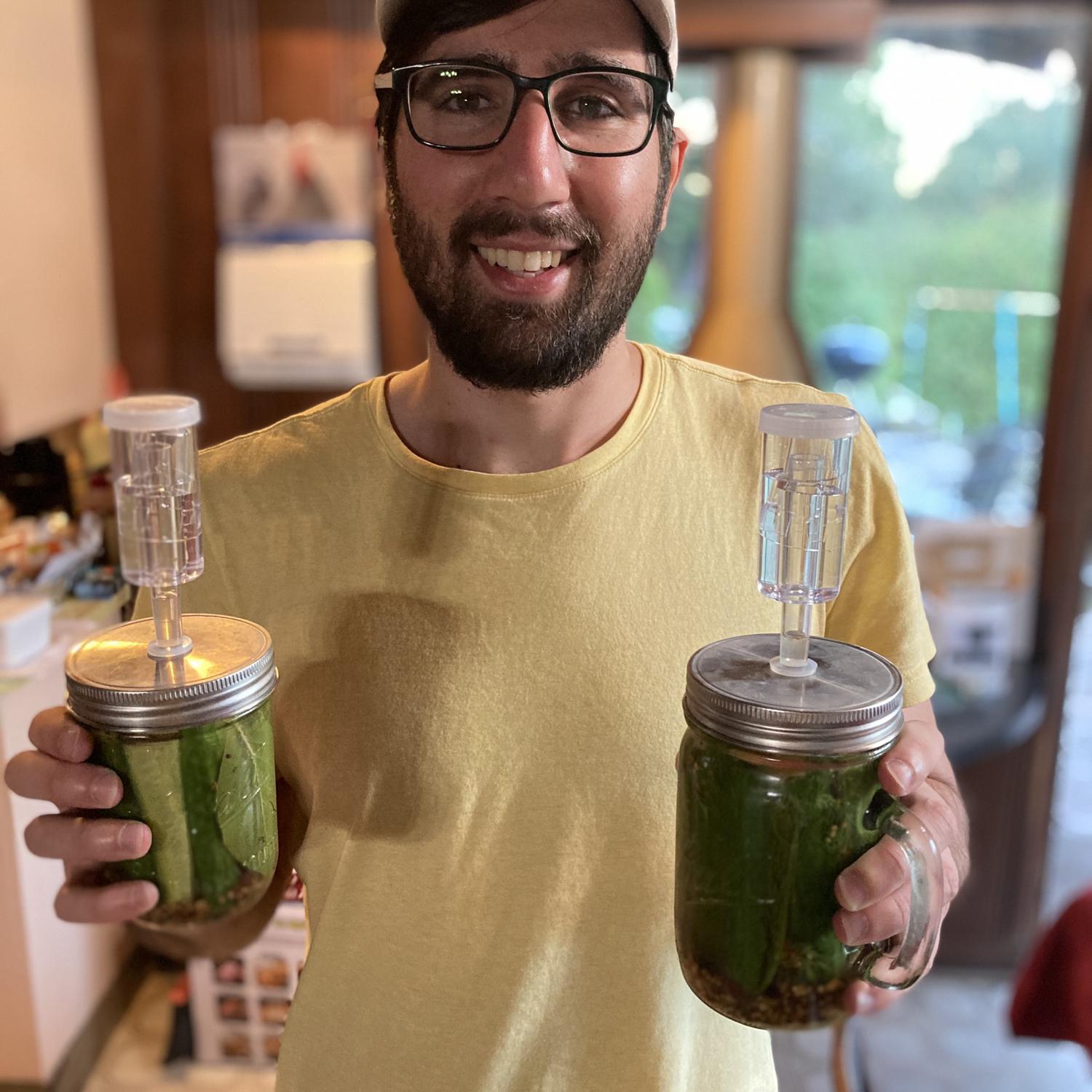 Eugene loves pickles!
