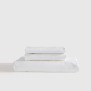Bamboo Fitted Sheet Set in White
