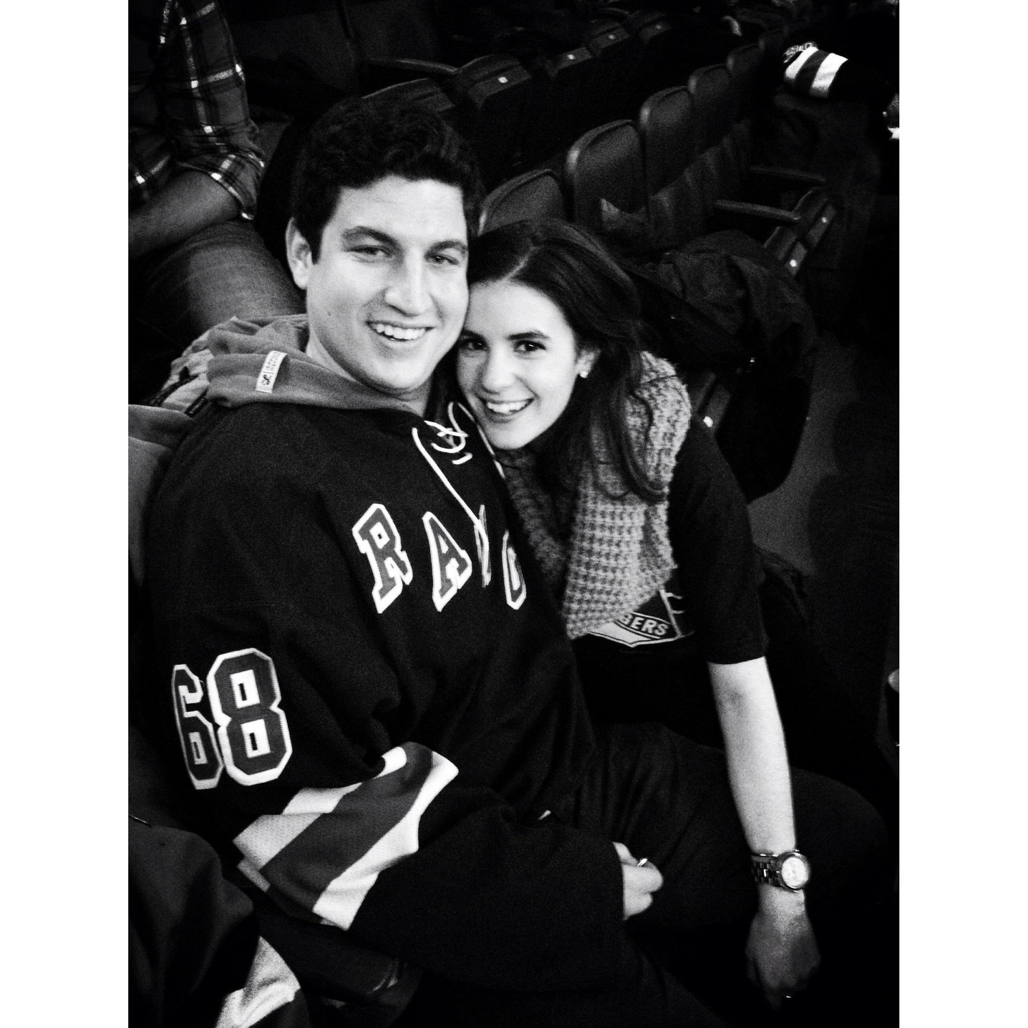 Our first date was at a Ranger game! Megan still has the ticket.

New York, 2011