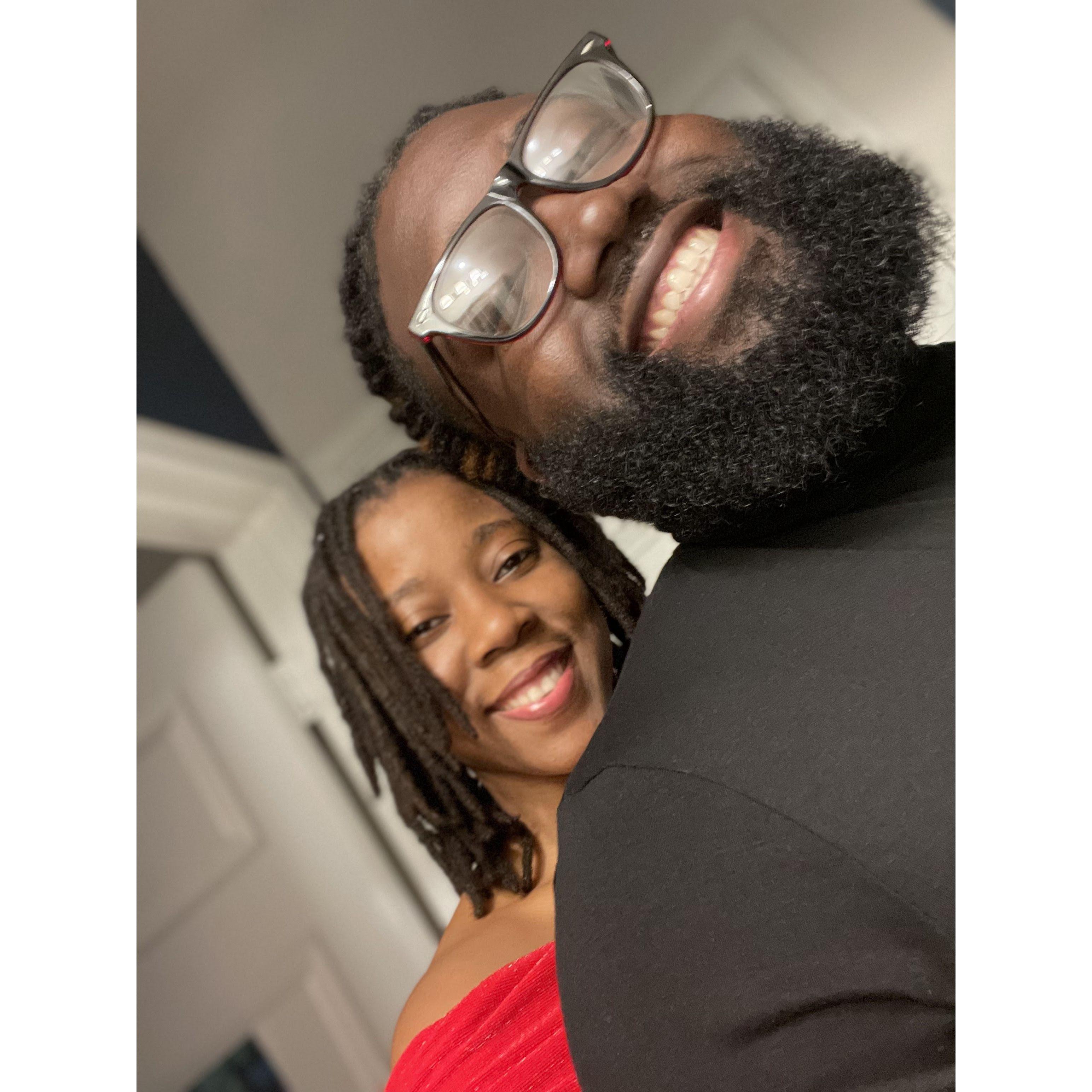 Off to dinner for the birthday boy.