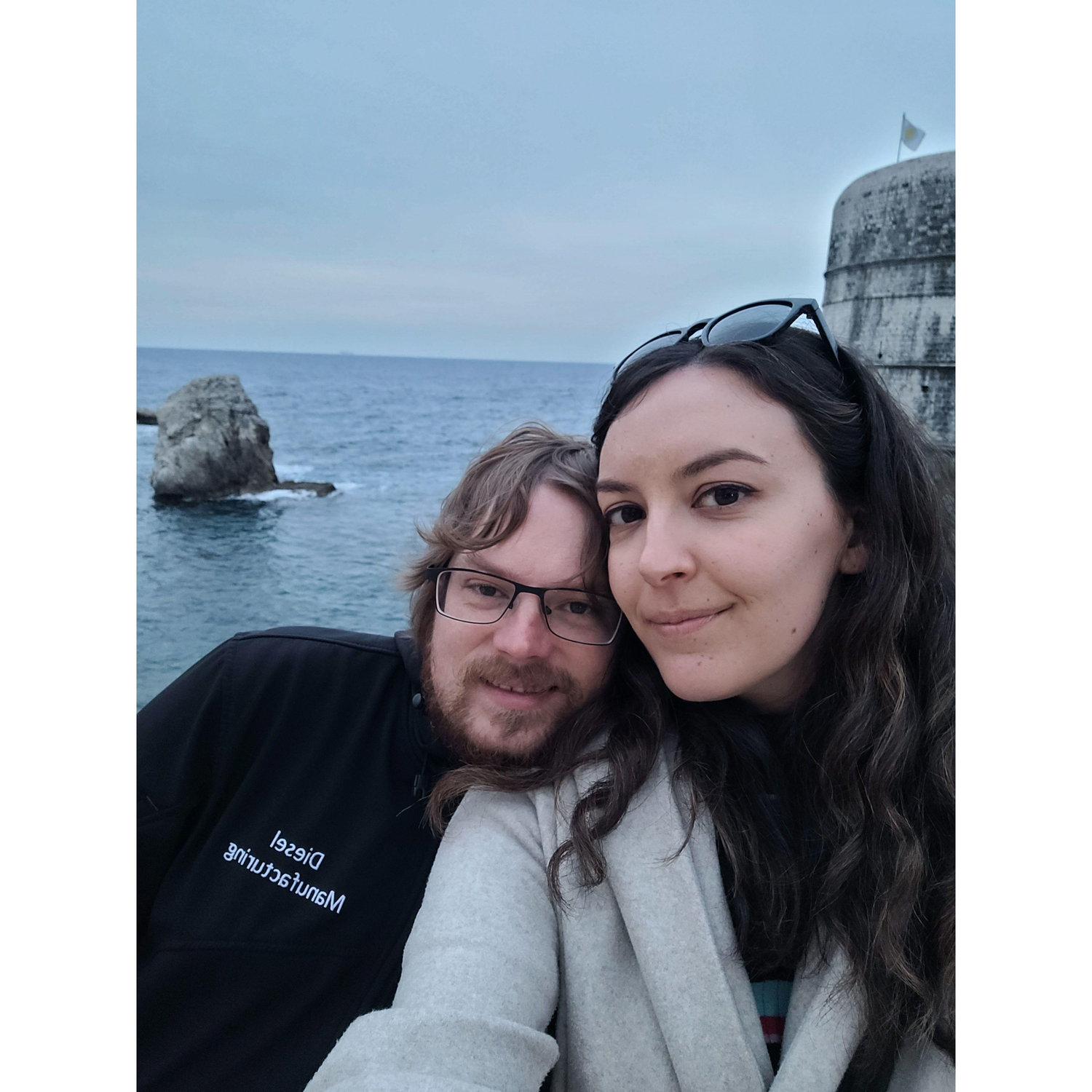 Sunset in Dubrovnik, Croatia.