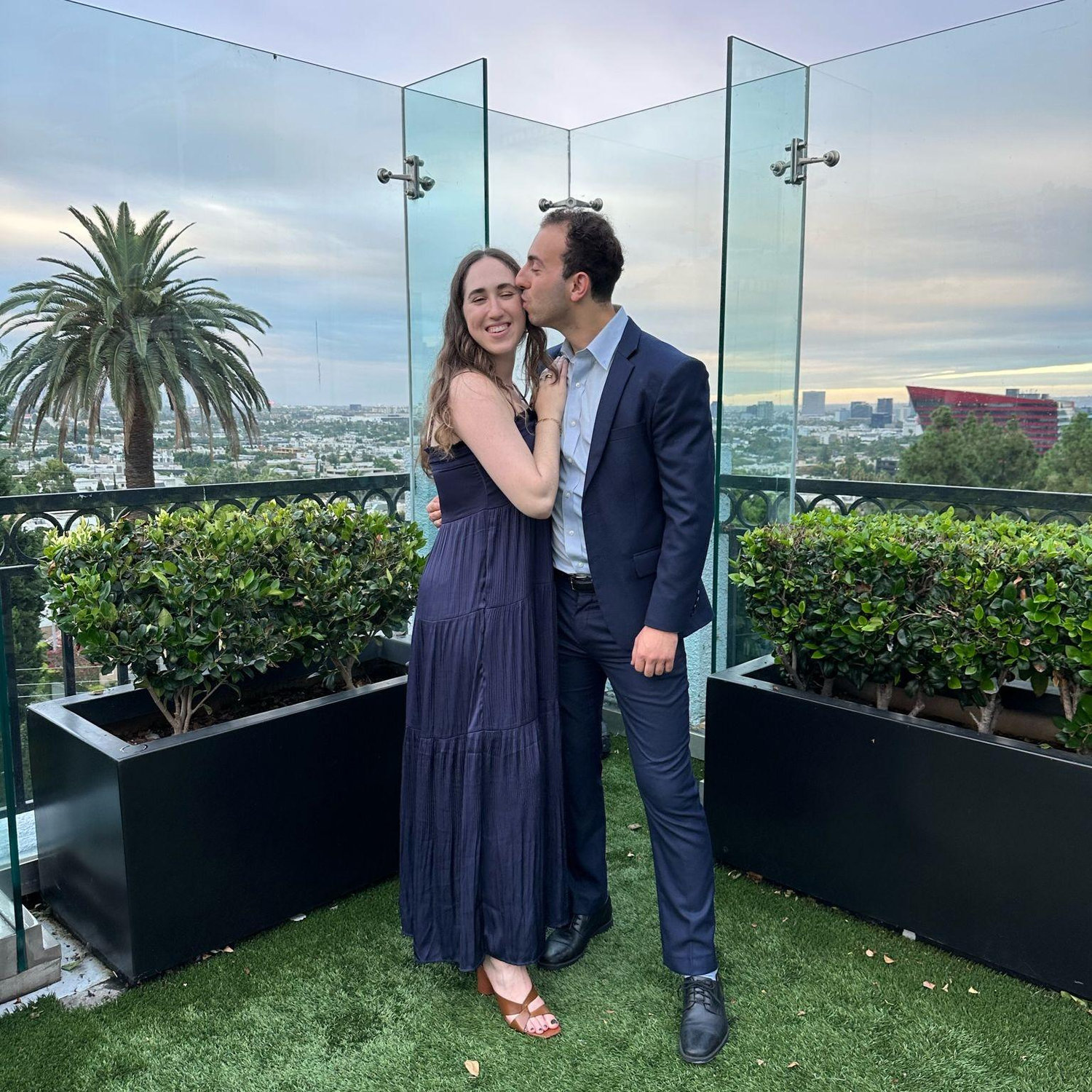2023-2024 was our year of weddings and we loved celebrating so many of our friends. This time, we cheers'd Haley & Adam on a gorgeous rooftop in Hollywood.