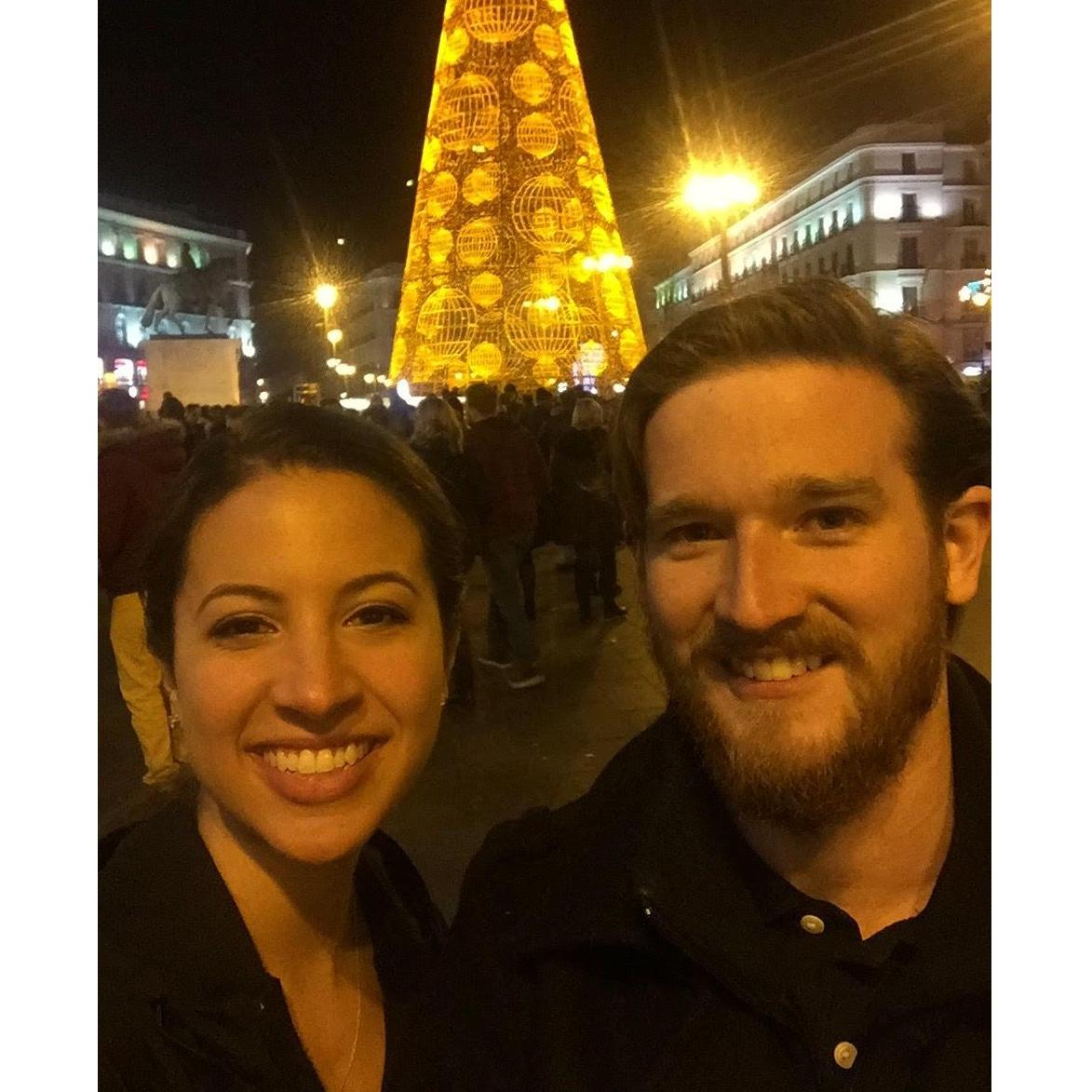 Our first time spending Christmas together! Madrid 2015