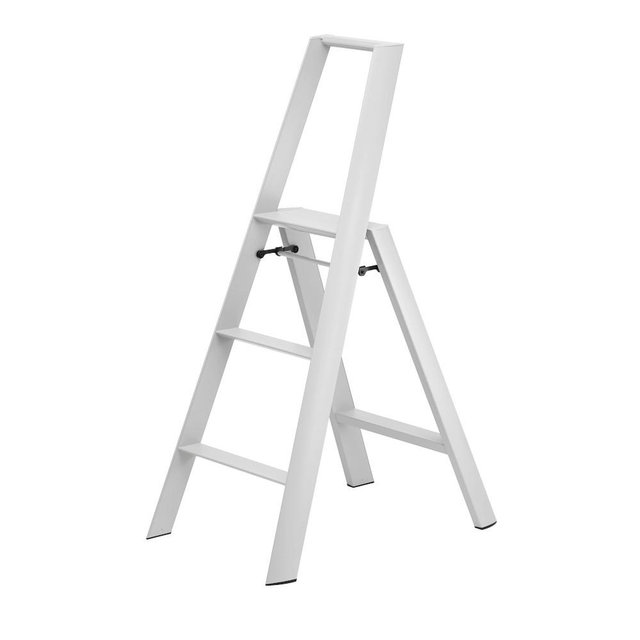 Lucano 3 Step Ladder Crystal Gray